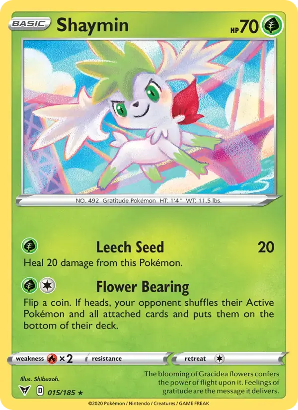 Shaymin #015 Cosmos — Vivid Voltage