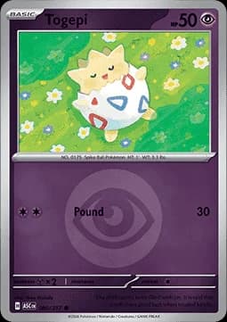 Togepi #080 Non Holo — Ascended Heroes
