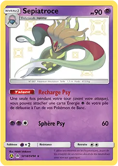 Carte Pokémon Sepiatroce #SV18 — Destinées Occultes