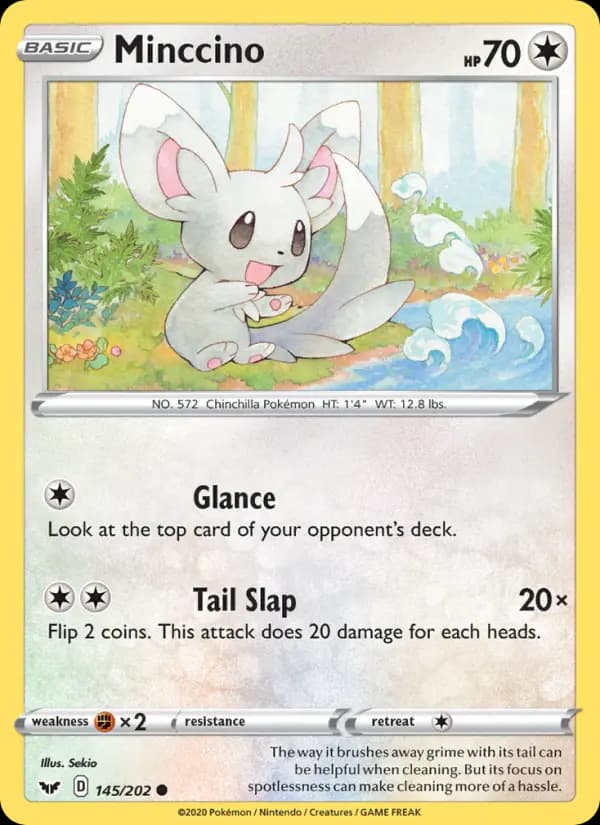 Minccino #145 — Sword & Shield