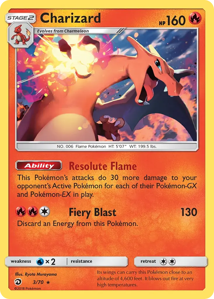 Carte Pokémon Dracaufeu #3 — Majesté des Dragons