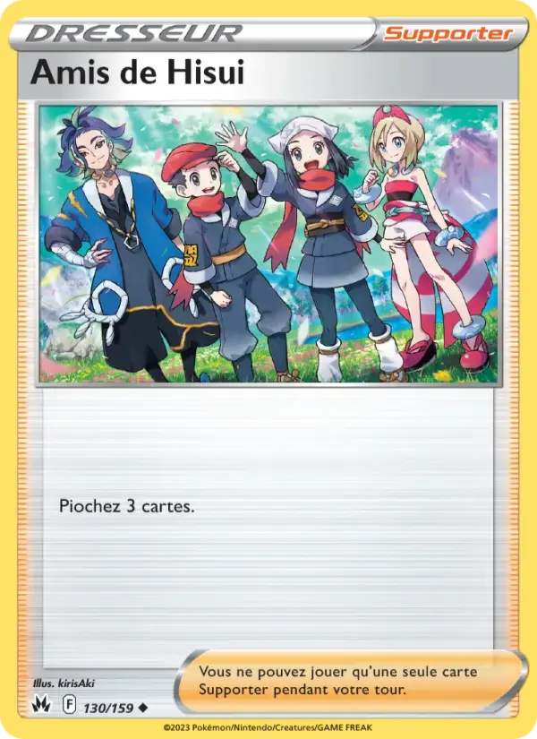 Carte Pokémon Amis de Hisui #130 — Zénith Suprême