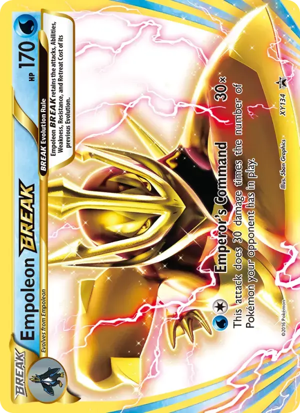 Carte Pokémon Empoleon BREAK #XY134 — Promos X&Y