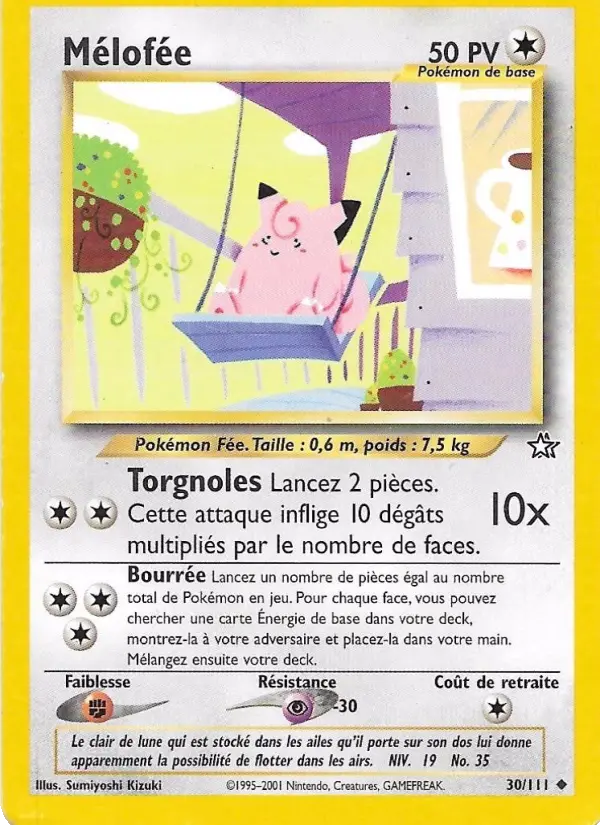 Carte Pokémon Mélofée #30 — Neo Genesis