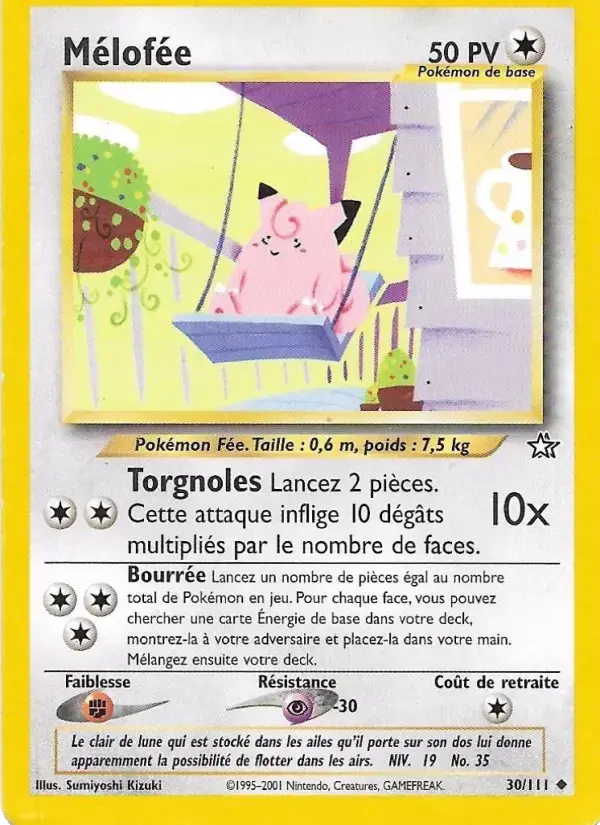 Carte Pokémon Mélofée #30 — Neo Genesis