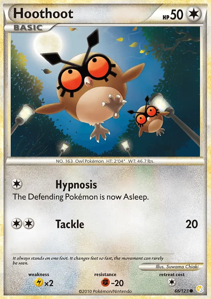Hoothoot #66 — HeartGold SoulSilver