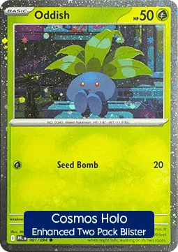 Oddish #001 Cosmos Holo — Phantasmal Flames