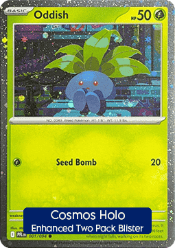 Oddish #001 Cosmos Holo — Phantasmal Flames