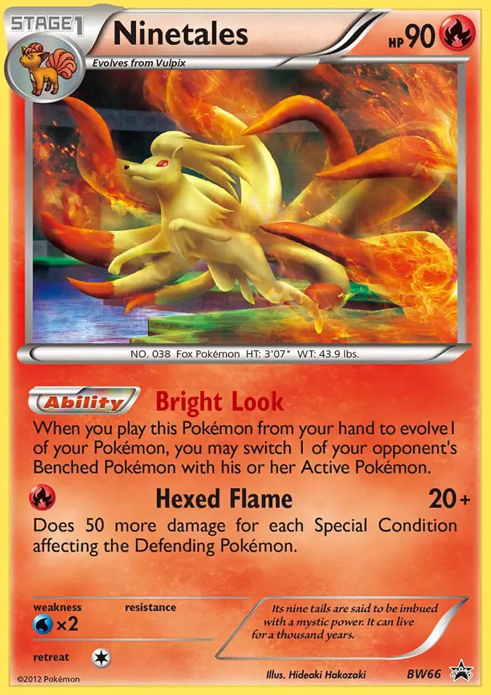 Ninetales #BW66 — Black & White Promos