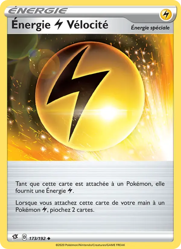Carte Pokémon Énergie Lightning Vélocité #173 — Clash des Rebelles