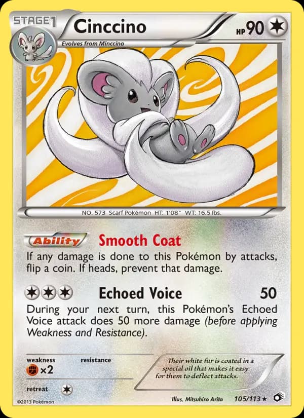 Cinccino #105 — Legendary Treasures