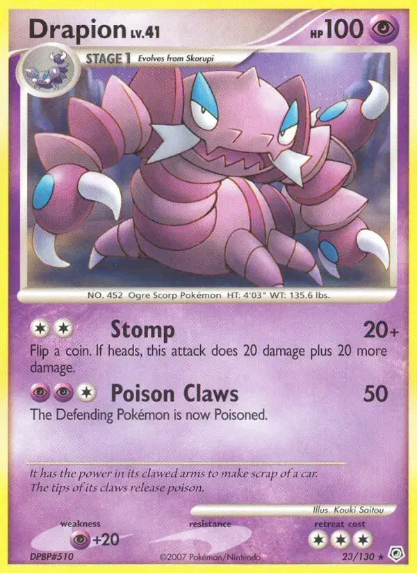Drapion #23 — Diamond & Pearl