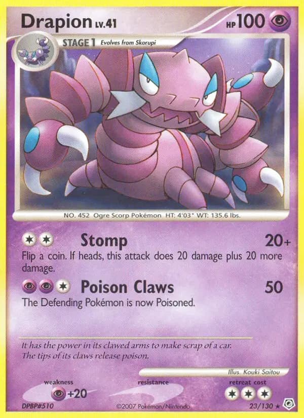 Drapion #23 — Diamond & Pearl