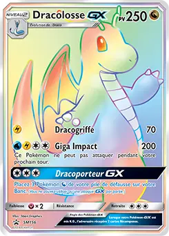 Carte Pokémon Dracolosse GX #SM156 — Promos Soleil et Lune
