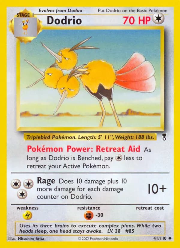 Dodrio #41 — Legendary Collection