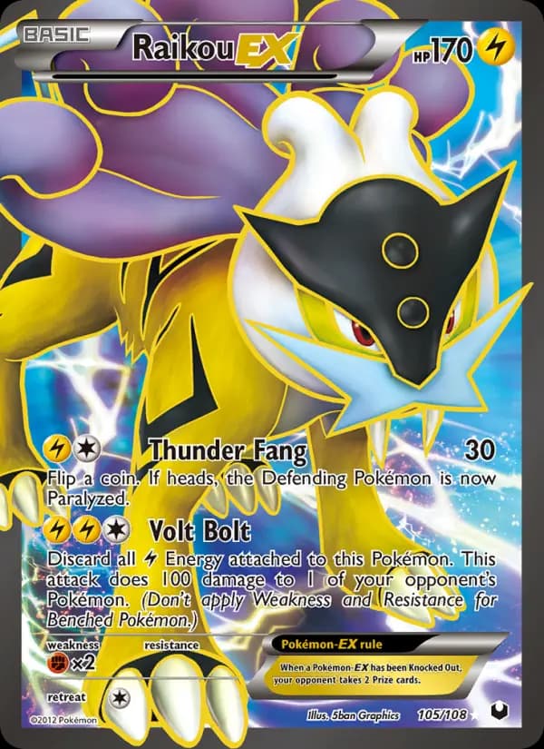 Raikou-EX #105 — Dark Explorers