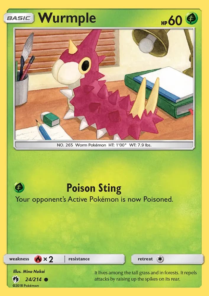 Wurmple #24 — Lost Thunder