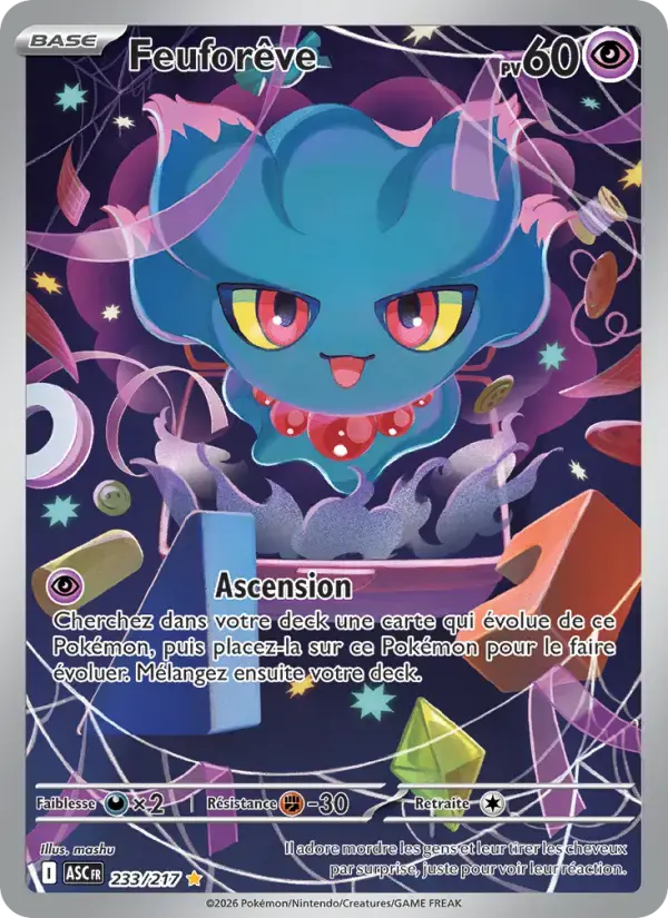 Carte Pokémon Feuforêve #233 — Héros Transcendants