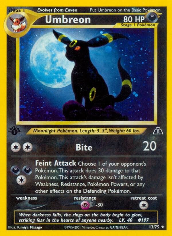 Umbreon #13 — Neo Discovery