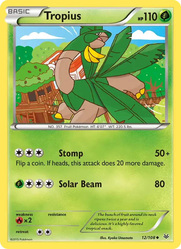 Tropius #12 — Roaring Skies