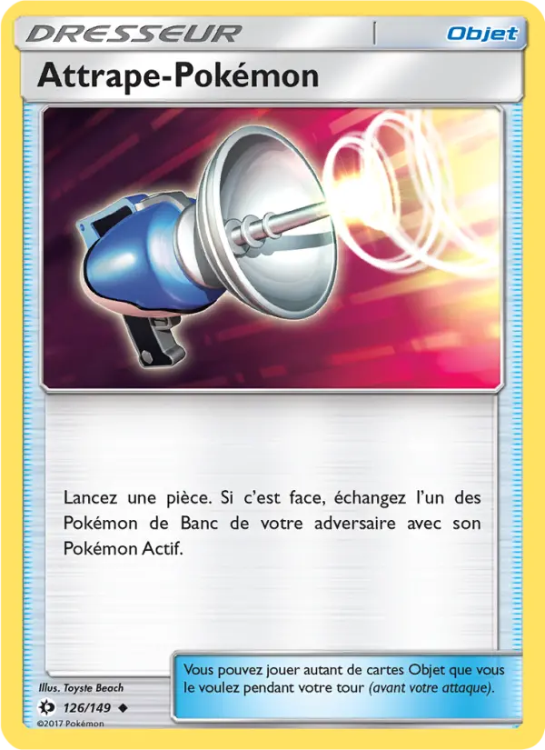 Carte Pokémon Attrape-Pokémon #126 — Soleil et Lune