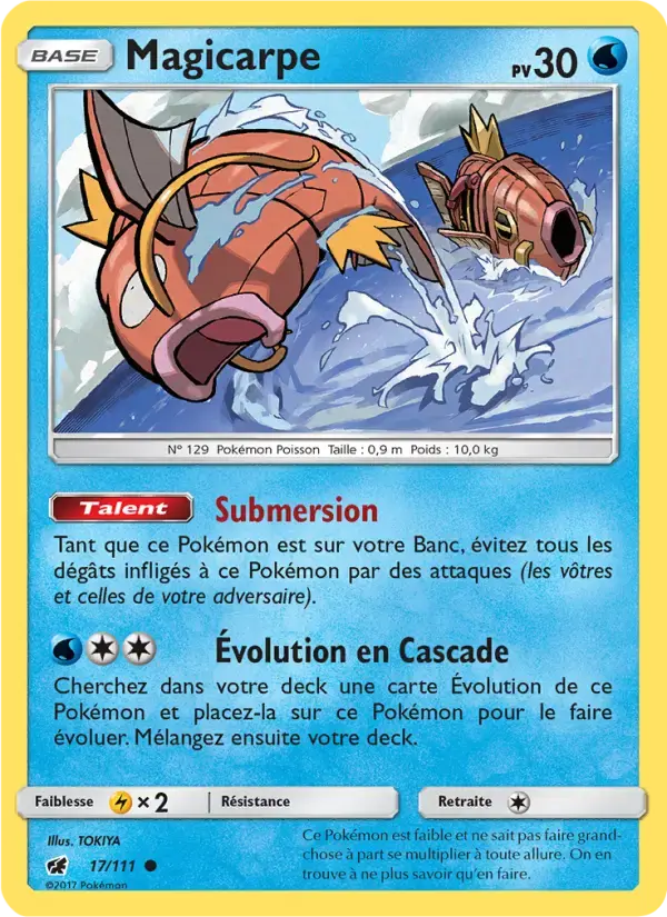 Carte Pokémon Magicarpe #17 — Invasion Carmin