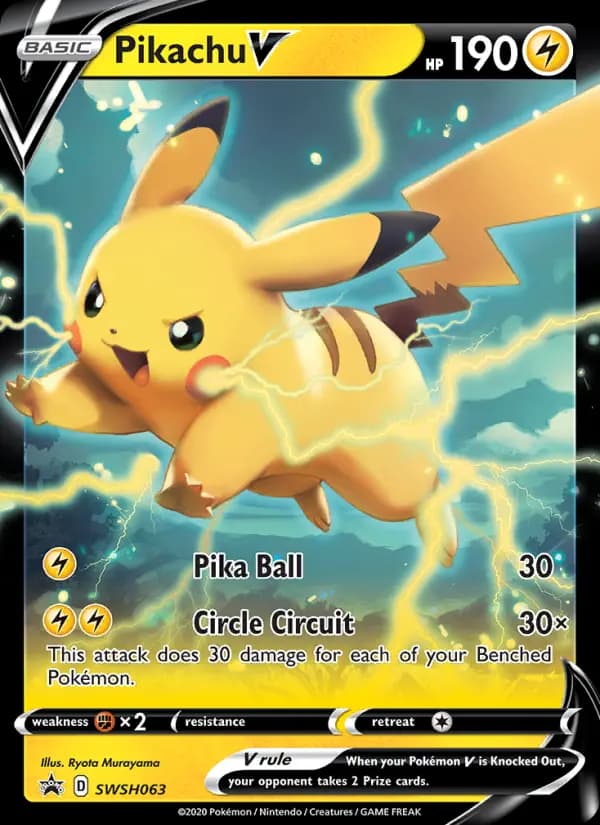 Pikachu V #SWSH063 — Sword & Shield Promos
