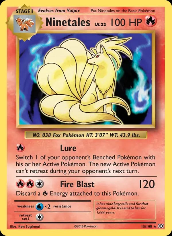 Ninetales #15 — Evolutions