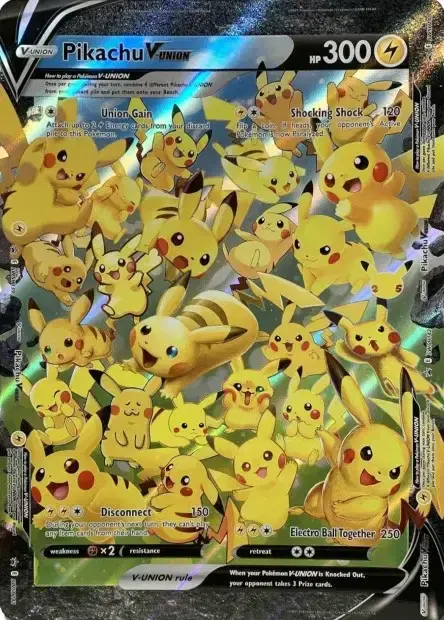 Carte Pokémon Pikachu-V-UNION #J266 — Jumbo
