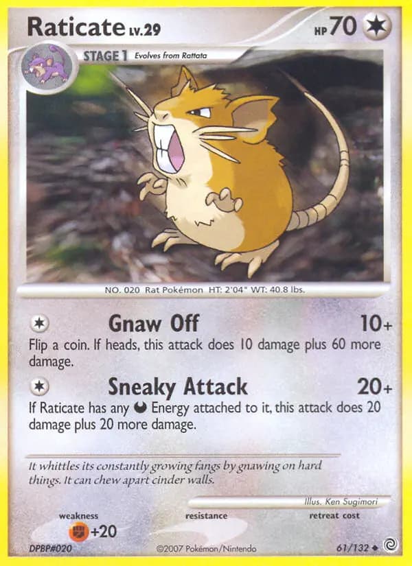 Raticate #61 — Secret Wonders