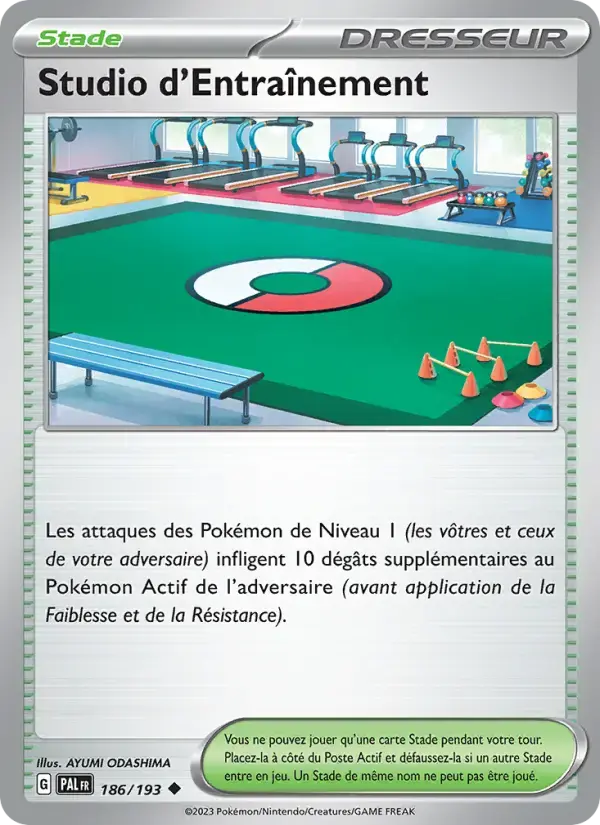 Carte Pokémon Studio d'Entraînement #186 — Évolutions à Paldea