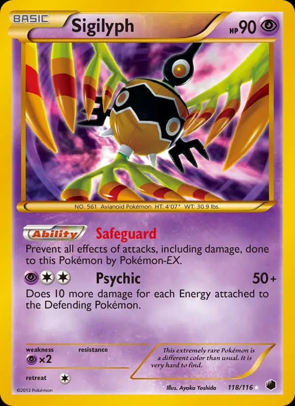 Sigilyph #118 — Plasma Freeze