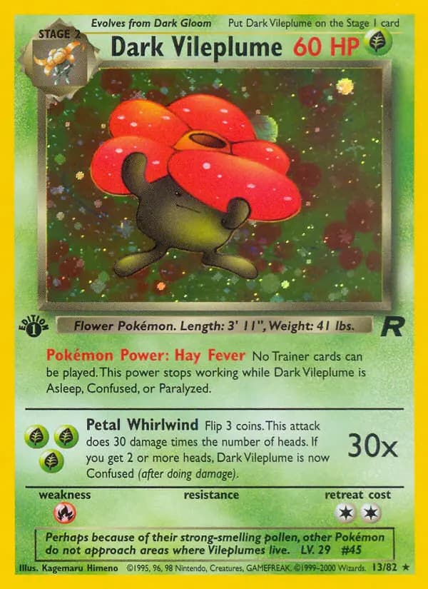 Dark Vileplume #13 — Team Rocket