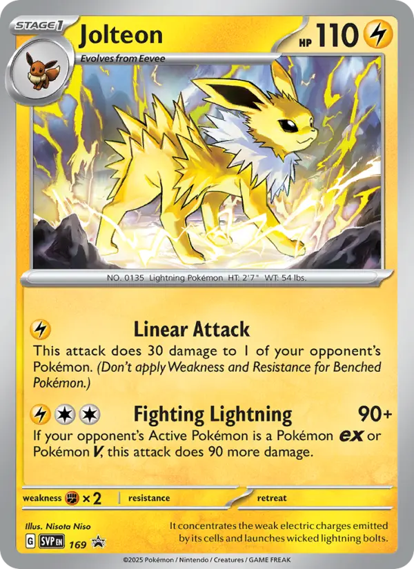 Carte Pokémon Voltali #169 — Promos Écarlate et Violet