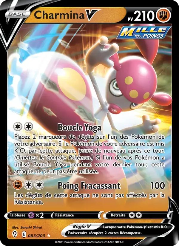 Carte Pokémon Charmina V #83 — Évolution Céleste