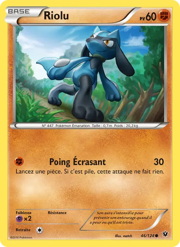 Carte Pokémon Riolu #46 — Impact des Destins