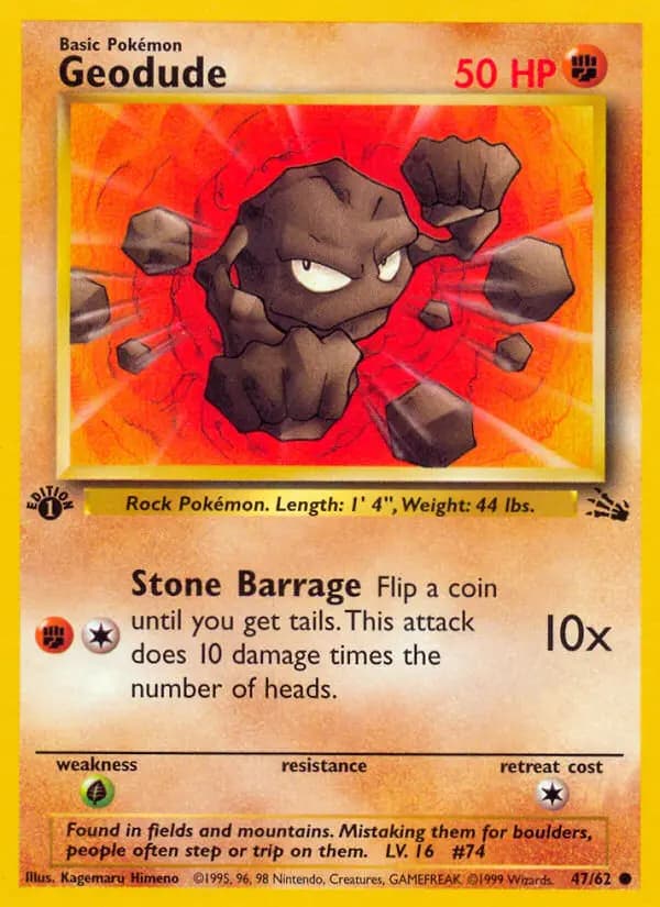 Geodude #47 — Fossil