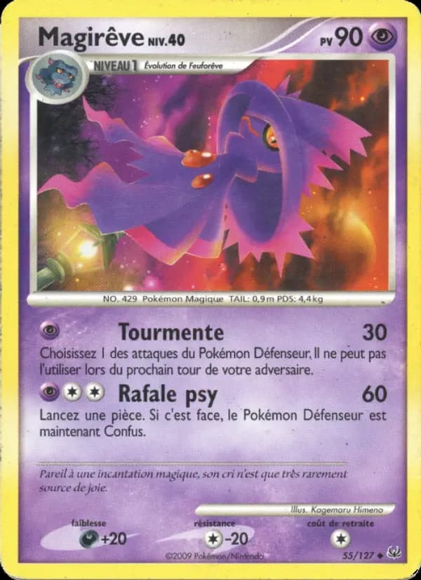 Carte Pokémon Magirêve #55 — Platine