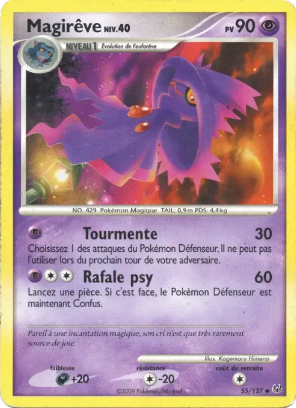Carte Pokémon Magirêve #55 — Platine