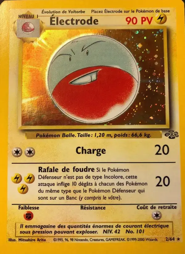 Carte Pokémon Électrode #2 — Jungle