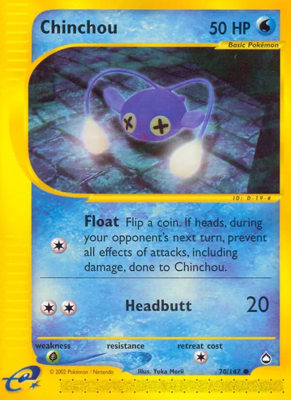 Chinchou #70 — Aquapolis
