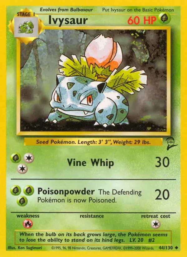 Ivysaur #44 — Base Set 2