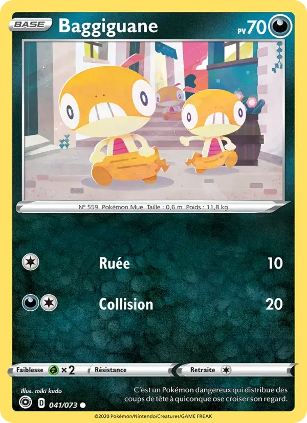 Carte Pokémon Baggiguane #41 — La Voie du Maître
