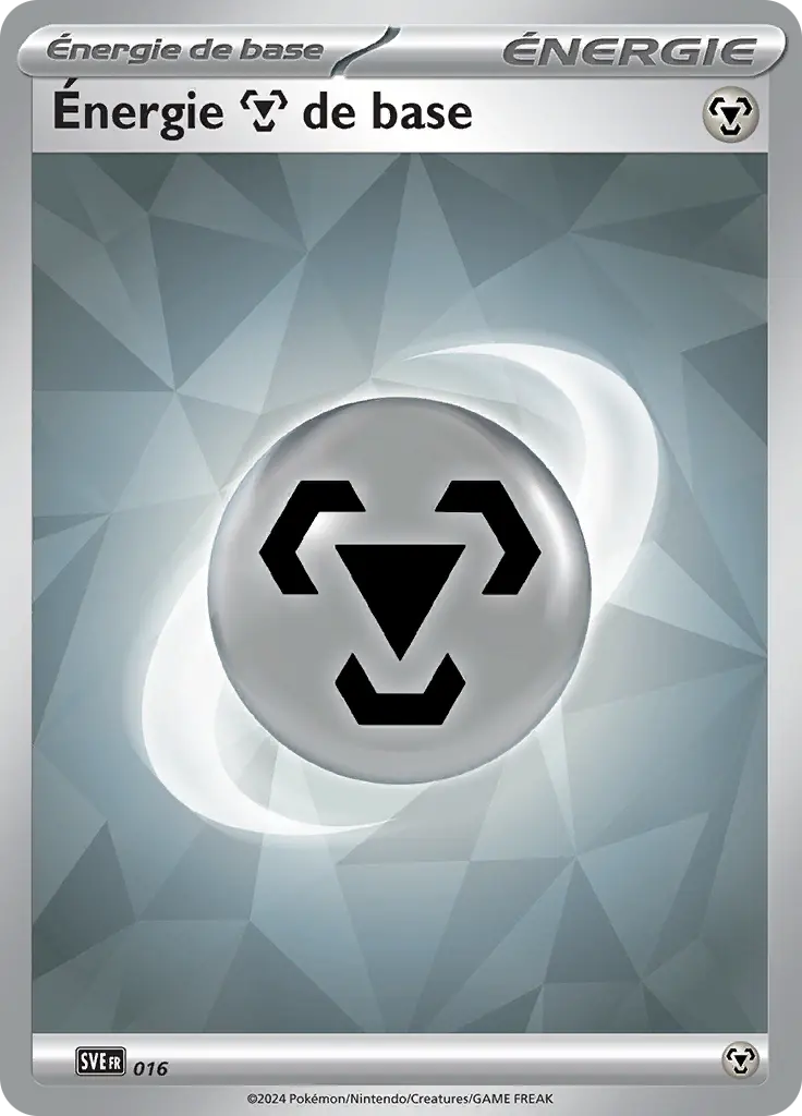 Carte Pokémon Énergie Métal #016 — Énergies Écarlate et Violet