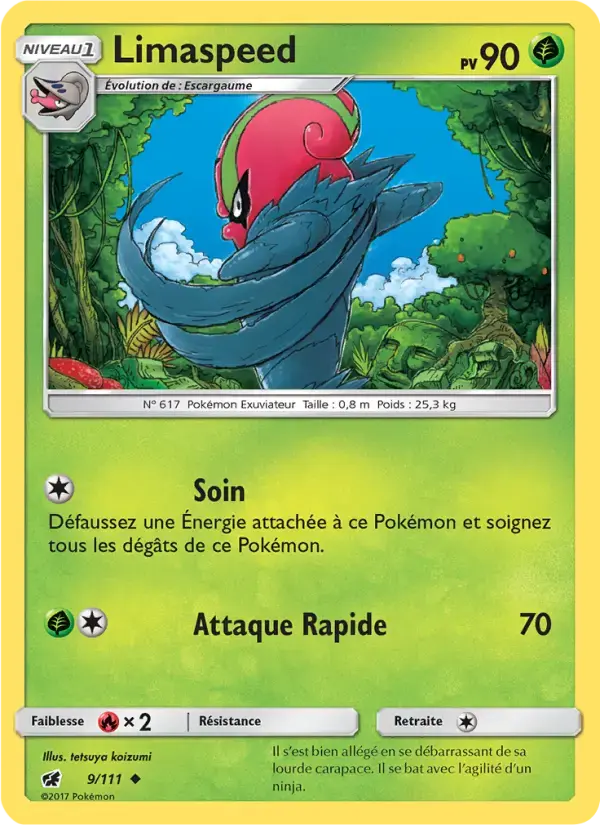 Carte Pokémon Limaspeed #9 — Invasion Carmin
