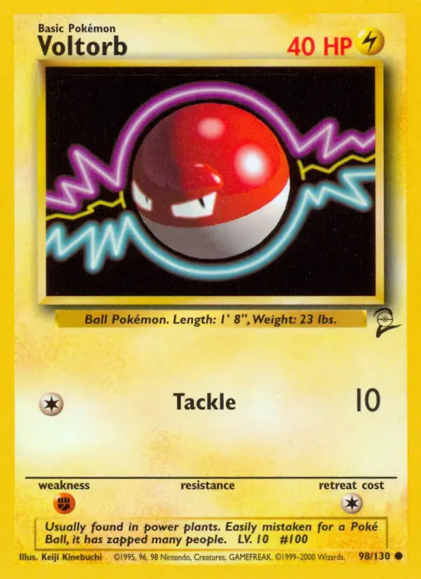 Voltorb #010 — Trading Card Game Classic — Charizard Deck
