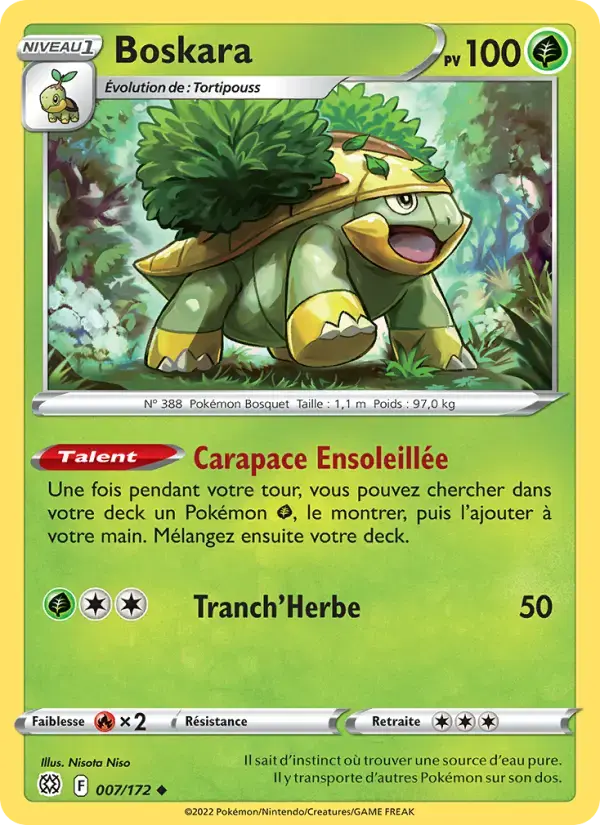 Carte Pokémon Boskara #007 — Stars Étincelantes