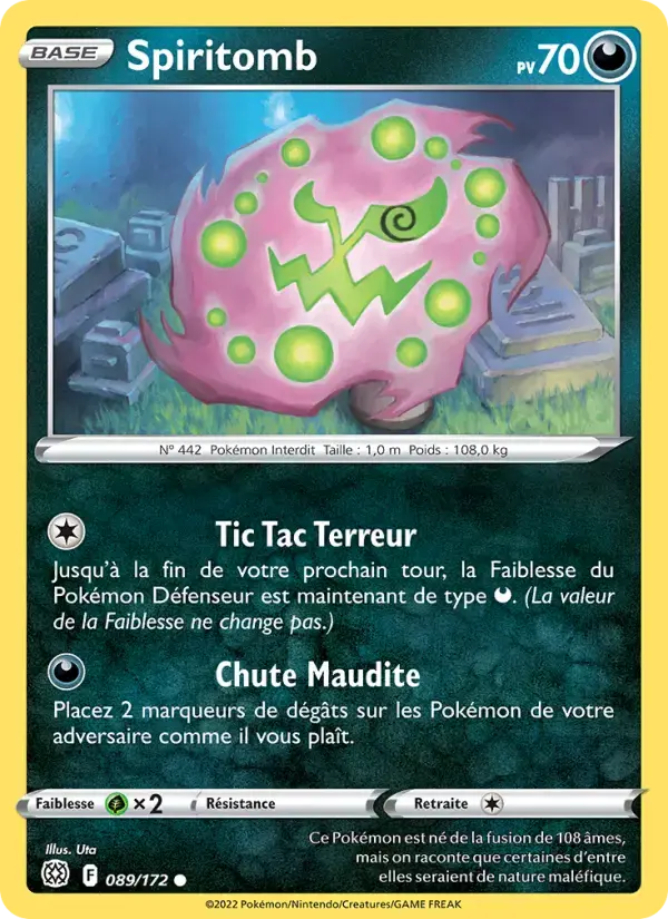 Carte Pokémon Spiritomb #089 — Stars Étincelantes