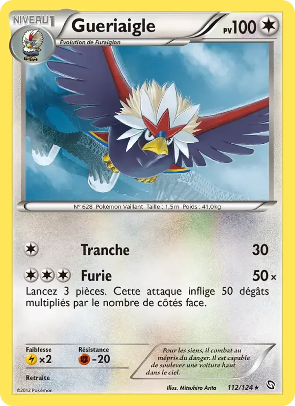 Carte Pokémon Gueriaigle #112 — Dragons Exaltés