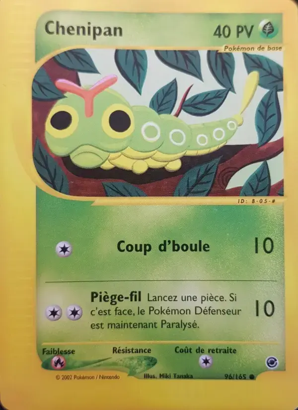 Carte Pokémon Chenipan #96 — Expédition